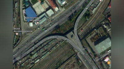 '​Toshkentning kichik xalqa yo`li va Farg`ona yo`li ko`chasi tutashgan joyda yo`l o`tkazgich quriladi'ning rasmi