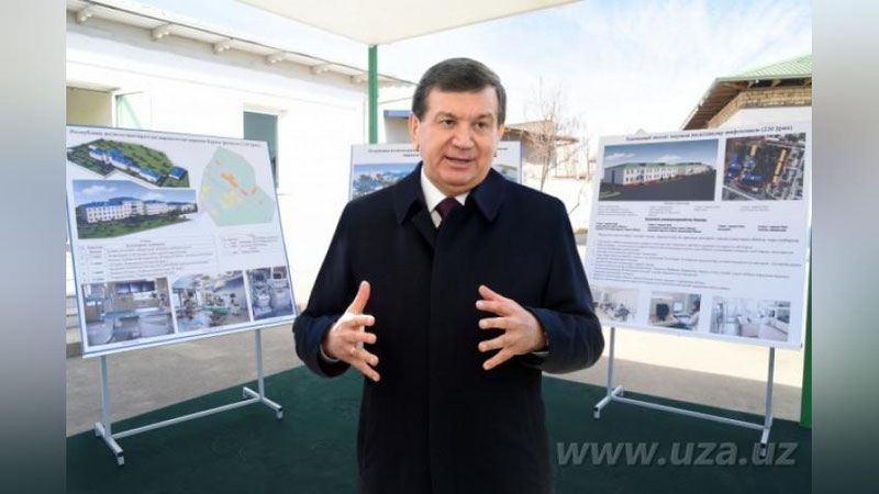 Изрображение 'ПРЕЗИДЕНТ ОЗНАКОМИЛСЯ В КАРШИ С НОВЫМИ ПРОЕКТАМИ В ЗДРАВООХРАНЕНИИ'