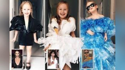 'Чиқинди қопчиқларидан тикилган либослар туркиялик қизчани машҳур қилди (Видео)'ning rasmi