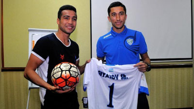 'Футбол бўйича Ўзбекистон миллий терма жамоаси бокс бўйича Ўзбекистон терма жамоаси аъзолари билан учрашди 'ning rasmi