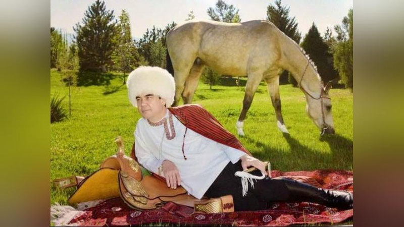 Изрображение 'КОНЬ ПРЕЗИДЕНТА ТУРКМЕНИСТАНА ПОПАЛ В КНИГУ РЕКОРДОВ ГИННЕССА'