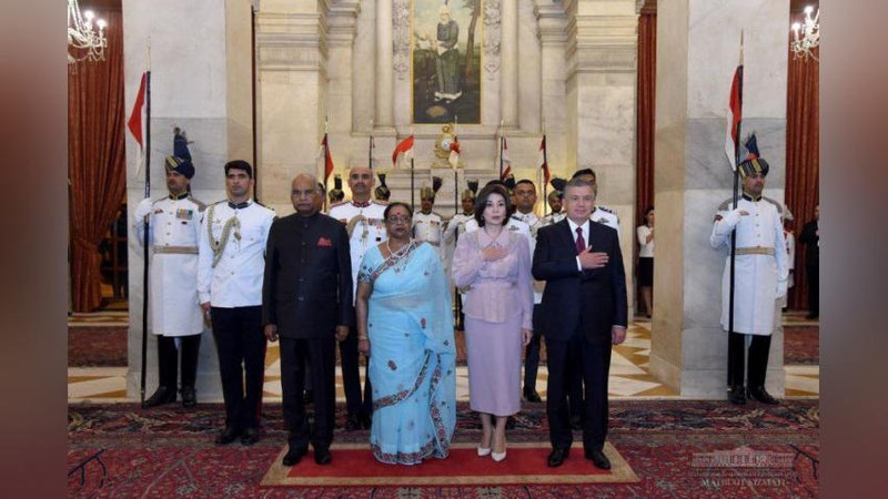 'O`zbekiston va Hindiston Prezidentlari muloqot qildi'ning rasmi