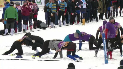 'Zelenogradda qishki regbi musobaqasi bo`lib o`tdi 'ning rasmi