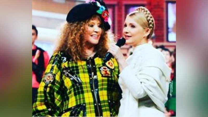 Изрображение 'Алла Пугачева предложила Тимошенко спеть вместе'