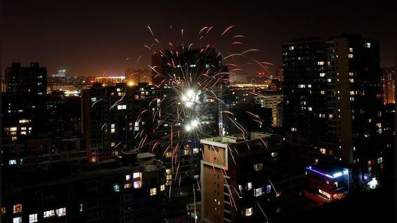 Изрображение 'Китайцы празднуют наступление года Обезьяны'