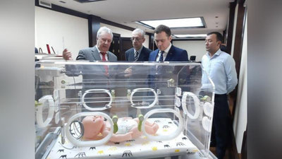 Изрображение 'Инновационный инкубатор спас уже семерых недоношенных малышей в Карши'