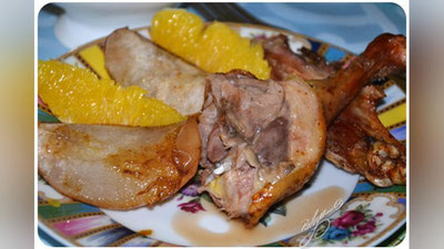 Изрображение 'РЕЦЕПТ К НОВОМУ ГОДУ: УТКА С ГРУШАМИ В АПЕЛЬСИНОВОМ СОУСЕ'