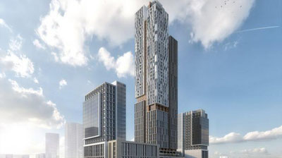 Изрображение 'В Ташкенте представили макет 50-этажного небоскреба (видео)'