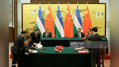 Изрображение 'РЯД ДОКУМЕНТОВ ПОДПИСАН ПО ИТОГАМ ПЕРЕГОВОРОВ ГЛАВ УЗБЕКИСТАНА И КИТАЯ'