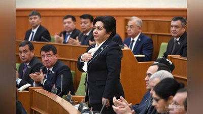'Tanzila Narbaeva yana Senat raisi bo`ldi'ning rasmi