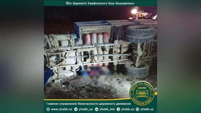 Изрображение 'В Джизакской области в ДТП погибли женщина и ребенок'