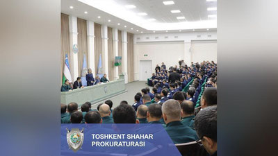 'Yakkasaroy tuman prokuroriga xayfsan berildi'ning rasmi