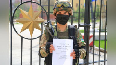 Изрображение 'Военнослужащие берут под охрану карантинные зоны'