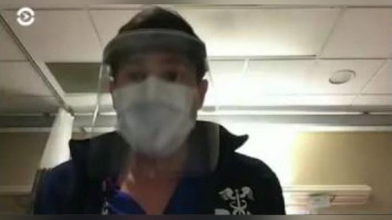 'San-Fransisko tibbiyot xodimi  video orqali koronavirus pandemiyasida  shifoxonadagi vaziyat haqida so`zlab berdi (video)'ning rasmi