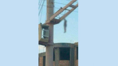 Изрображение 'В Джизакской области на стрелке крана повесился 23-летний крановщик (видео)'