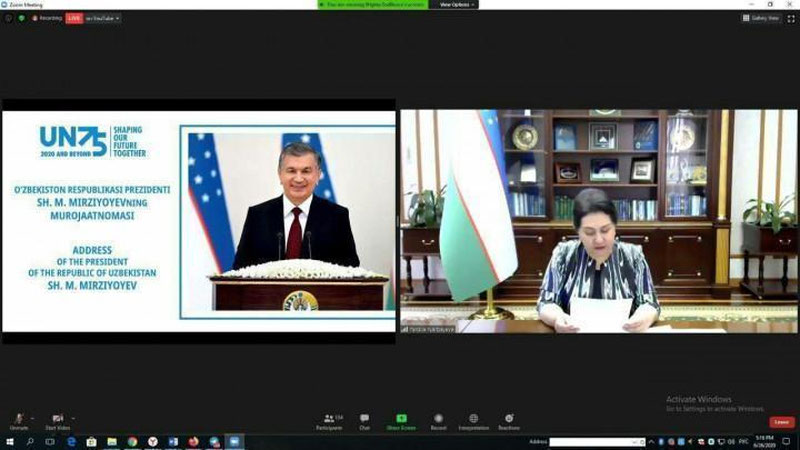 'Ўзбекистон ва БМТ: Барқарор ривожланиш мақсадларига эришиш йўлида ҳамкорлик'ning rasmi