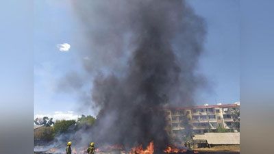 Изрображение 'В Яшнабадском районе Ташкента произошел пожар'