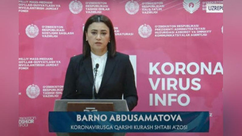 'Koronavirusga qarshi kurash shtabi a`zosi koronavirus profilaktikasidagi ehtiyot choralari haqida ma`lum qildi'ning rasmi