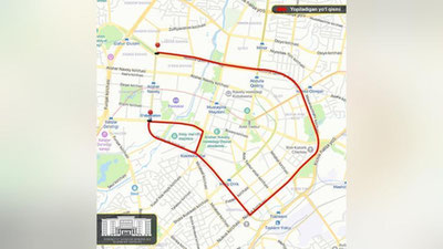 Изрображение 'Ряд улиц в центре Ташкента временно закроют ради марафона'