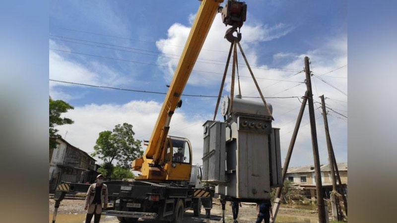 'Sirdaryo viloyatida elektr energiya ta`minoti tiklanmoqda'ning rasmi