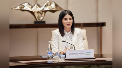 Изрображение 'Саида Мирзиёева встретилась с помощником Госсекретаря США Келли Кюрри (фото)'