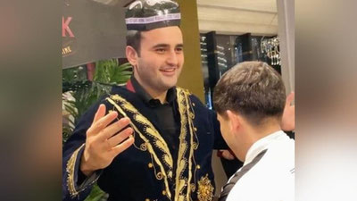'Turkiyalik mashhur oshpazi Burak o`zbek choponini kiydi'ning rasmi