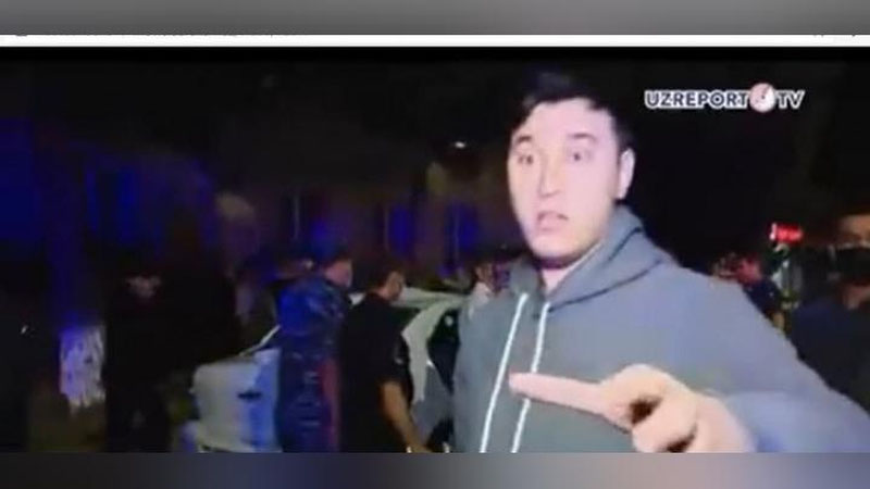 '"UzReport" телеканали ходими калтакланди. Шов-шув бўлган вазият юзасидан пойтахт ИИББ муносабат билдирди (видео)'ning rasmi