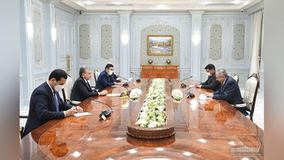 'O`zbekiston va Pokiston o`rtasidagi iqtisodiy munosabatlarning dolzarb masalalari ko`rib chiqildi'ning rasmi