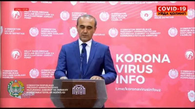 'Tibbiy niqobdan foydalanish — har qanday virusdan saqlanishning eng samarali usuli'ning rasmi