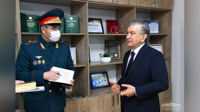 'Prezident Shavkat Mirziyoev Toshkent shahar IIBBga tashrif buyurdi'ning rasmi
