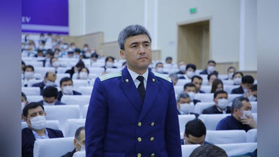 'Xurshid Odilov Namangan shahri prokurori etib tayinlandi'ning rasmi
