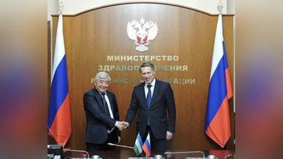 Изрображение 'Глава Минздрава Узбекистана завершил визит в Россию: итоги поездки'