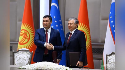 'O`zbekiston Qirg`izistonning asosiy savdo sheriklaridan biridir –  Sadir Japarov'ning rasmi