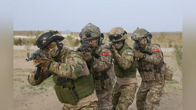 'O`zbek-turk harbiylarining o`quv mashg`ulotlari yakunlandi'ning rasmi