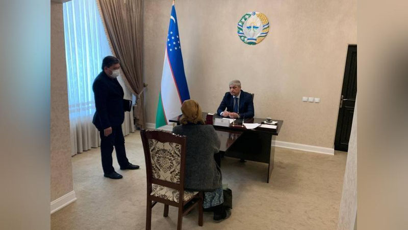 'Eridan ajralgan fermer, firibgar xo`jalik raisi, buzilish arafasida turgan oila... Ommaviy qabullarda muammolar qanday echim topdi?'ning rasmi