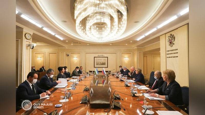 'Tanzila Norboeva Valentina Matvienko bilan uchrashdi'ning rasmi