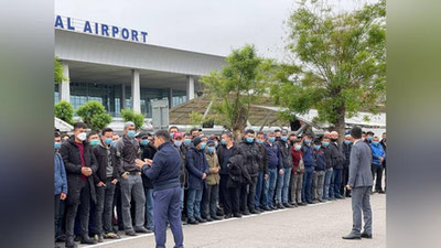 '139 nafar o`zbekistonlik ishlash uchun Rossiyaga jo`nab ketdi'ning rasmi