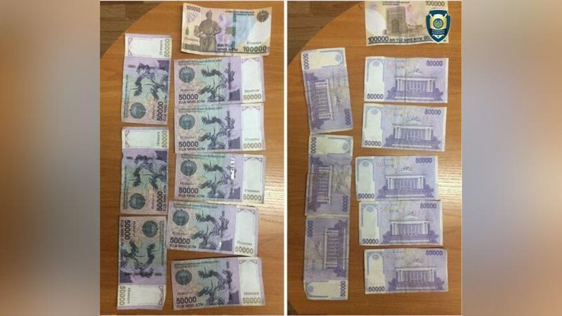 'Karmana tumanida  qalbaki pullarning muomalaga kirishi oldi olindi'ning rasmi