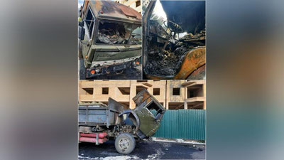 'Namangan shahrida yuk avtomobilida yong`in yuzaga keldi'ning rasmi