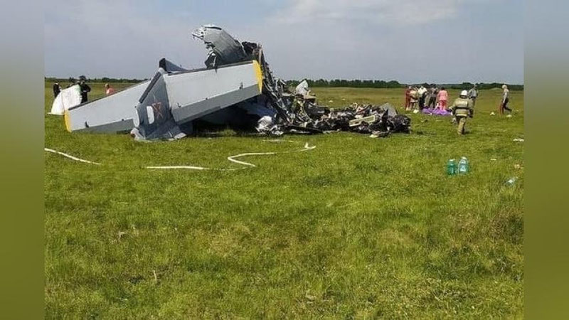 Изрображение 'Под Кемерово разбился самолет с парашютистами: 7 человек погибли'