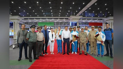 'Harbiylarimiz “Triatlon” bo`yicha jahon chempionatida ilk ishtirokdayoq faxrli natijaga erishdi'ning rasmi