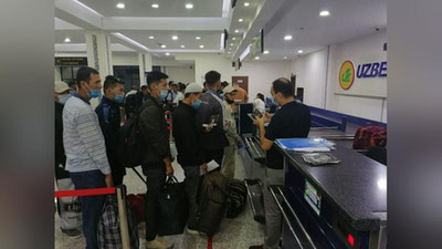 'Pandemiya sababli chet elga ishga ketolmayotgan 150 dan ortiq o`zbekistonlik Rossiyaga ishlashga jo`natildi'ning rasmi