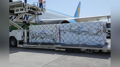 Изрображение 'В Узбекистан доставили 1 млн доз китайской вакцины'