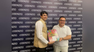 Изрображение 'В Агентстве кинематографии прошла встреча с послом Индии'