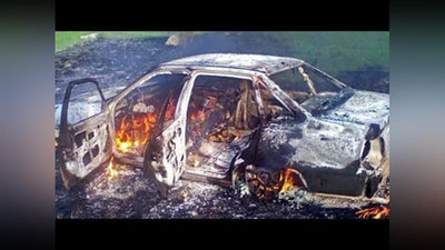 Изрображение 'В Заамине водитель "Нексии" погиб в загоревшемся после ДТП авто'