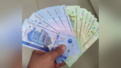 Изрображение 'В сети появились фото обновленных пятитысячных и десятитысячных купюр'