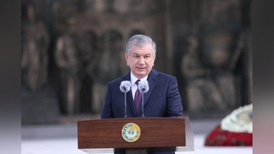 '"Yangi O`zbekiston" majmuasida Mustaqillik monumentining ochilish marosimi boshlandi (foto)'ning rasmi