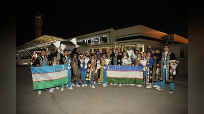 'I MDH o`yinlarida muvaffaqiyatli qatnashgan o`zbekistonlik sambochilar Toshkentga qaytdi'ning rasmi