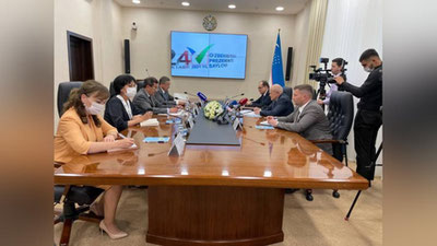 Изрображение 'Долгосрочные наблюдатели миссии СНГ прибыли в Узбекистан'