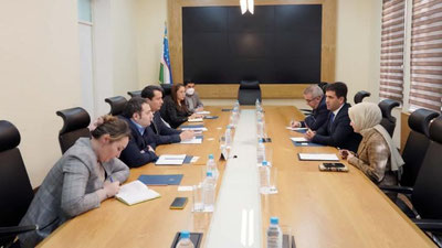 'Turkiya bilan manfaatli hamkorlik istiqbollari yuzasidan uchrashuv bo`lib o`tdi'ning rasmi